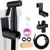 Conjunto de Pistola de Spray Companheira para Vaso Sanitário de Aço Inoxidável Bidet Portátil Bico Intensificador Descarga de Vaso Sanitário Pistola de Spray Pequena Universal