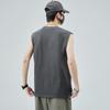Chaleco con cuello redondo, estilo Harajuku, sencillo y versátil, estilo juvenil y artístico.