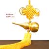 Colgante de Calabaza de Cobre con Nudo Chino Auspicioso para Decoración de Puerta, Calabaza Hueca para Buena Fortuna y Prosperidad, Adorno para Puerta de Dormitorio