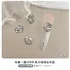 Acessórios de arte para unhas: Produto Acabado Quadrado Grande de Zircônia Branca Empilhado com Acabamento de Diamante, Bola de Diamante Feita à Mão, Decoração Brilhante de Ovo de Pombo em Ângulo Reto com Diamantes