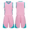 Conjunto de uniforme de basquete infantil masculino jersey estampado uniforme de treino de competição para estudantes universitários uniforme de equipe colete de time para esportes coletivos