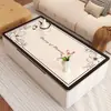 Mantel Individual para Mesa de Café, Resistente al Aceite, Impermeable, Mantel sin Lavado, Lujo Ligero, Mantel de Mesa de Comedor de Gama Alta, Mantel Protector de Cuero para Mesa de Café de Sala de Estar