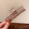 Selección Premium Pinza de Garra para el Cabello Flor de Perla Rosa para Mujeres, Pinza de Tiburón Grande Exquisita para Peinados Recogidos, Accesorio para el Cabello de la Parte Posterior de la Cabeza