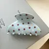 Pinza para el Cabello de Acrílico con Temperamento para Mujer 2026 Nuevo Estilo para Cabello Grueso Alto Sentido del Diseño Alto Valor Estético Pinza de Garra Elegante Dulce Pinza de Tiburón