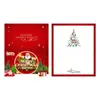 Papel para Cartão de Saudação de Natal Spot Impressão Atacado Convite Exportação Transfronteiriça Inglês DIY Mensagem de Bênção Cartão Pequeno