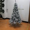 Nieve Verde Artificial Flocado Denso Decoración Navideña Común Suministros Manualidades Árbol de Navidad