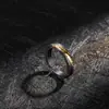 Anillo Plateado "Fuego Fluido" para Hombre, Anillo Incrustado Personalizado Retro de Moda, Anillo Individual Hecho a Mano, Venta Directa de Fábrica