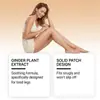 Parche para el cuidado de las piernas: Fórmula suave, cómoda y respetuosa con la piel, hidratante y transpirable, adecuada para el cuidado diario portátil de las piernas