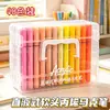 Set de rotuladores de acrílico líquido directo para estudiantes de arte, bolígrafos de colores de punta suave para grafitis y dibujo a mano para niños