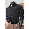 Otoño 2026 Nuevo Estilo Estilo Hong Kong Piel Sintética Tallas Grandes Pana Camisa M-5X HC261275-P24