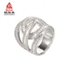 Fabricante Direto Anel de Prata Esterlina S925 Joias Femininas Japonêsas e Coreanas Simples Acessórios Originais Joias Transfronteiriças Atacado