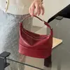 Bolsa de mão tipo balde em couro legítimo 2026 novo estilo mini hobo retrô bolsa de nicho de couro bovino de primeira camada transversal para mulheres