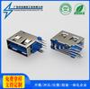 Conector Hembra USB3.0 Conector de 90 Grados/180 Grados Af Enchufe Recto Insertable Abrazadera de Placa Hundida Soldadura Completa Interfaz Insertable Lateral con Cable