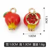 Colgante de Pomegranate Individual con Goteo de Aceite DIY para Collar Pulsera Dijes Accesorios de Joyería Venta Directa de Fábrica Se Puede Lote Mixto Transfronterizo