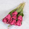 Tulipán artificial con tacto hidratante, flor artificial de alta gama, flor de seda, decoración del hogar, hotel, venta al por mayor