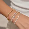 Pulsera Jieding de Acero de Titanio Apilable Lujo Ligero Sensación de Alta Gama Joyería de Mano Acero Inoxidable Venta al por Mayor Transfronteriza Moda Joyería de Oro de 18K