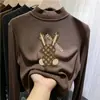 Camiseta de manga larga para niña, nueva colección otoño/invierno 2026, capa base infantil con forro polar, ropa interior térmica cálida, top casual