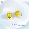 Conejo de Orejas Caídas con Circonita Roja, Accesorios para Joyería DIY, Latón Chapado en Oro con Diseño de Goteo de Aceite, Múltiples Estilos Disponibles, Estilo de Dibujos Animados
