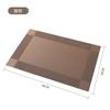 Jogo Americano Ningxin Pvc Teslin Tapete Isolante Hotel de Alto Nível Tapete para Comida Ocidental Tapete Familiar Sem Lavagem Tapete para Mesa de Jantar Transfronteiriço