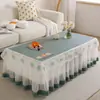 Funda de Tela Impermeable a Prueba de Aceite Antideslizante Mantel para Mesa de Café Cubierta para Mesa de TV Tela para Mesa de Café Estilo Europeo Sin Lavado