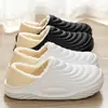 Pantuflas de Algodón Impermeables Ligeras para Hombre, Pantuflas Cálidas de Invierno para el Hogar con Forro de Terciopelo, con Tira Trasera y de Deslizamiento, Zapatos de Algodón para Pareja para Mujer