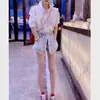 Cabello 9187 Gran Belleza Yiyuan 2023 Primavera y Verano Nueva Moda Coreana Cuello Solapa Camisa Blanca Manga Larga Adelgazante Mujer Moderna