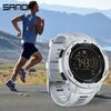 Sanda SANSDA Podómetro de Calorías Reloj Despertador Impermeable Multifuncional Montañismo Resistente a Golpes Reloj para Hombres y Mujeres 2145