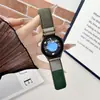 Adecuado para Huawei GT5/3-6Pro y Samsung Watch4/22mm correa de reloj tejida de etiqueta de cuero para senderismo
