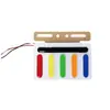Luz estroboscópica multicolor de alta luminosidad COB para vehículos transfronterizos, para camiones y remolques, luz lateral de advertencia de luz fuerte