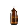 Botella de Vidrio Marrón Opaca para Líquido Oral, Sellada y a Prueba de Fugas, Botella Vacía Engrosada, Botella Dispensadora de Líquido para Reactivos, Enzimas o Jarabes