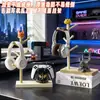 Porta-objetos fofo em formato de galinha com bolinhas, organizador de controles de videogame, organizador de mesa, peça decorativa criativa e solução de armazenamento