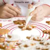 Em estoque e pronto para envio. Tapete de silicone de grau alimentício para amassar massa, para instituições de ensino e creches, tapete antiaderente para abrir massa
