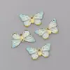 Accesorios para Joyería DIY Acrílico Estampado en Caliente con Agujeros Colgante de Moño Brillante Adornos Pendiente Colgante para Llavero