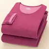 Conjunto de Ropa Interior Térmica Modelo Nuevo 2026 para Hombres, Forrado de Felpa y Engrosado, Algodón Puro Generador de Calor, Adecuado para Padres de Mediana Edad y Mayores, Ropa de Otoño