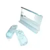 Funda Protectora de Cristal Dividido para Switch OLED, Funda Dura Protectora Transparente Anti-Caídas de Material PC