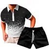 Camiseta deportiva casual de verano para hombre con estampado 3D traje de camiseta para hombre