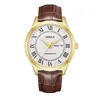 ORSGA Reloj para Hombre Moda Doble Calendario Clásico de Negocios Cruzado Roma Fuente en Vivo Fabricante Reloj de Cuarzo