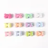 Acrílico Cuatro Vías Lazo Cuentas Redondas DIY Cadena para Teléfono Móvil Collar Accesorios de Cuentas Hechos a Mano Material de Cuentas Sueltas