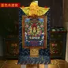 Xizang Nepal algodón pintura mineral estatua de Buda en forma de corazón Bodhisattva thangka estatua de Buda de Xizang pintura colgante
