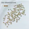 Joyería para Uñas Color Champagne Brillante Circonia Mini Pequeños Planos Fondo Diamante Mezclado Forma Especial Marquise Joyería de Diamante para Uñas Venta al por Mayor