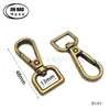 Fábrica atacado fivela de gancho liga de bronze 4 pontos fivela de cauda quadrada fivela de alça de ombro diâmetro interno 13mm bronze verde fivela de cachorro