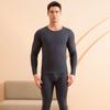 Conjunto Térmico de Otoño de Lana y Seda Ropa Interior para Hombres y Mujeres Parejas Otoño e Invierno Camiseta Versátil de Capa Base