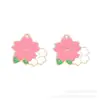 Series Rosa de 15 Piezas Transfronteriza Aleación de Esmalte Imitación Flor de Cerezo y Margarita Dijes Colgantes para Pulseras y Collares DIY