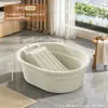 Tina de lavado para uso doméstico, tabla de lavar y lavabo integrados, tina de plástico grande y engrosada para lavar ropa, adecuada para dormitorios estudiantiles