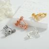 Pendientes de diamantes japoneses y coreanos, convertidor de clip de oreja de tornillo ajustable, accesorios de joyería de clip de oreja de perla sin perforar DIY