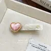 Pinza para el Cabello de Oso Corazón de Moda Vintage Pinza Pequeña de Garra Pinza Versátil para Flequillo Pinza para el Cabello Accesorio para el Cabello para Mujeres