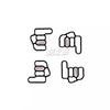 Adecuado para Honda válvula solenoide filtro de malla junta de válvula solenoide junta tórica de válvula solenoide OE158156A0A01