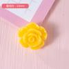 Rosa de resina de tamaño pequeño de 10-13 mm, flor pequeña, material de carcasa para teléfono móvil, accesorios creativos hechos a mano, decoración con pegamento crema