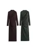 Vestido midi decorativo plisado nuevo en stock para mujer de comercio exterior europeo y americano estilo AliExpress