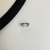 Nuevo Anillo de Cadena de Doble Capa con Diseño de Nicho para Mujer, Anillo Abierto Ajustable, Estilo Minimalista de Moda, Accesorio de Alta Gama